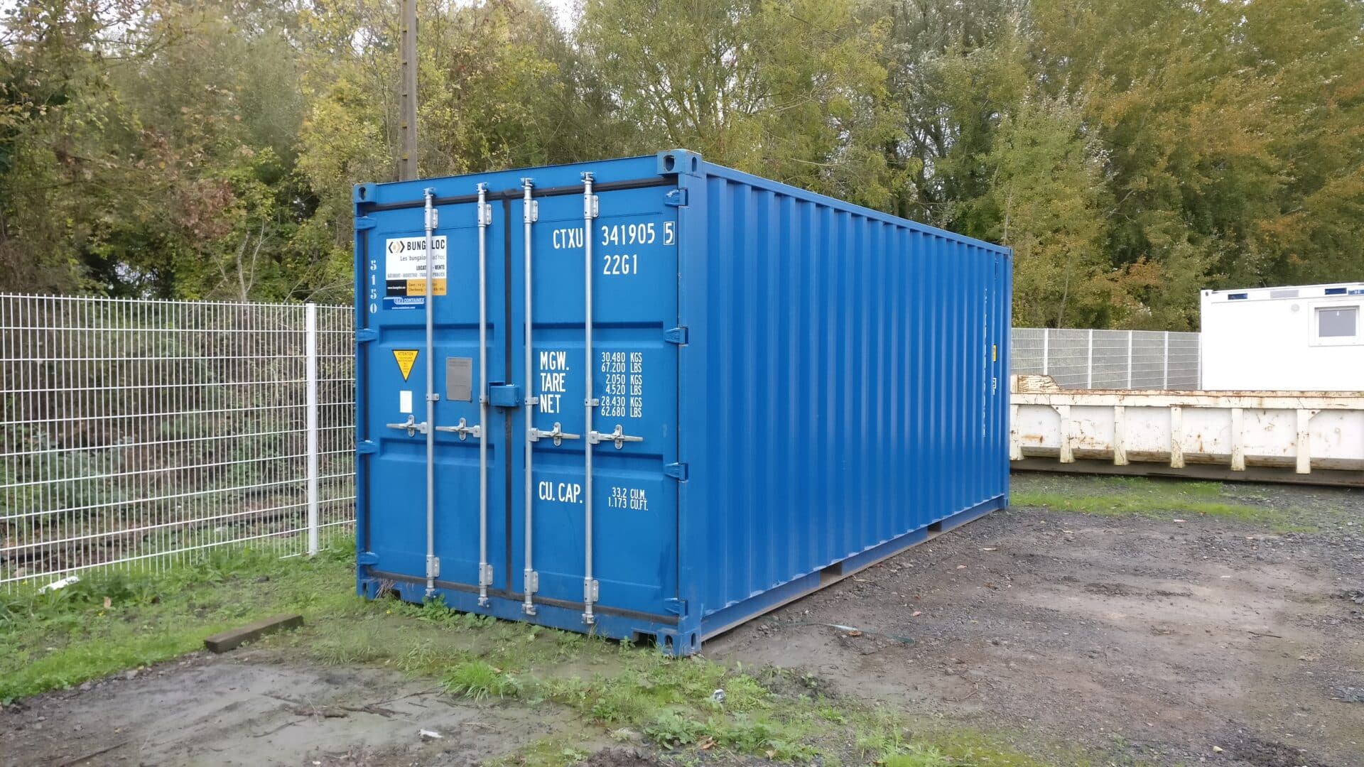 Container de stockage et maritime